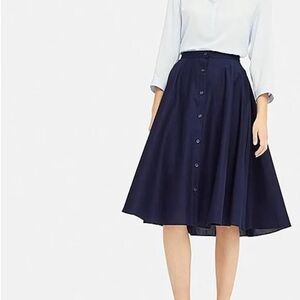 Uniqlo button circle skirt